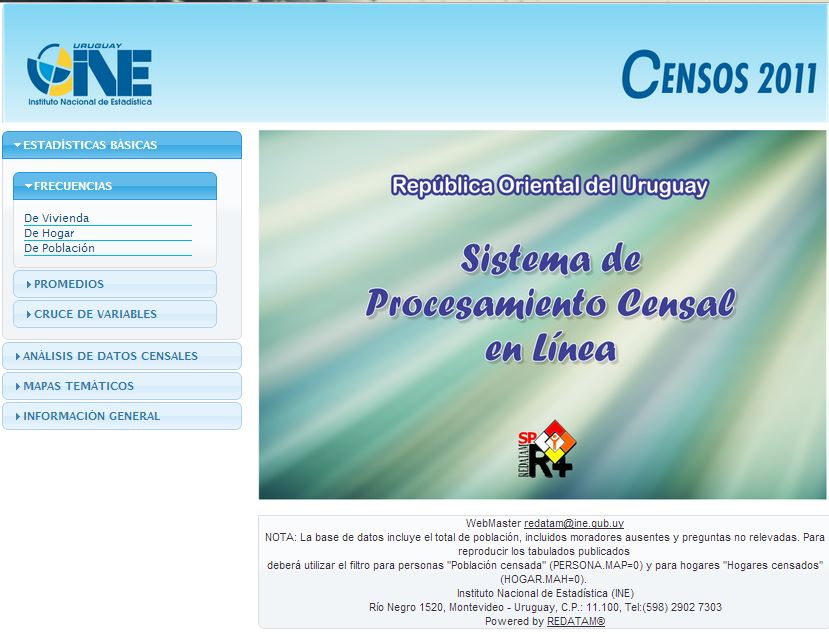 INE::Uruguay - Censos 2011